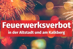 Feuerwerksverbot an Silvester gilt für gesamte Lüneburger Altstadt, für den Kalkberg und das Kloster Lüne